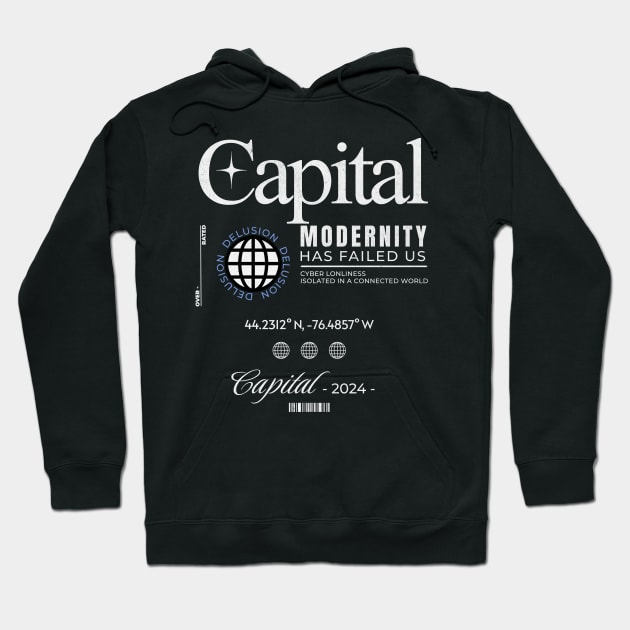 Modernity has failed us! Hoodie by DesignByJeff